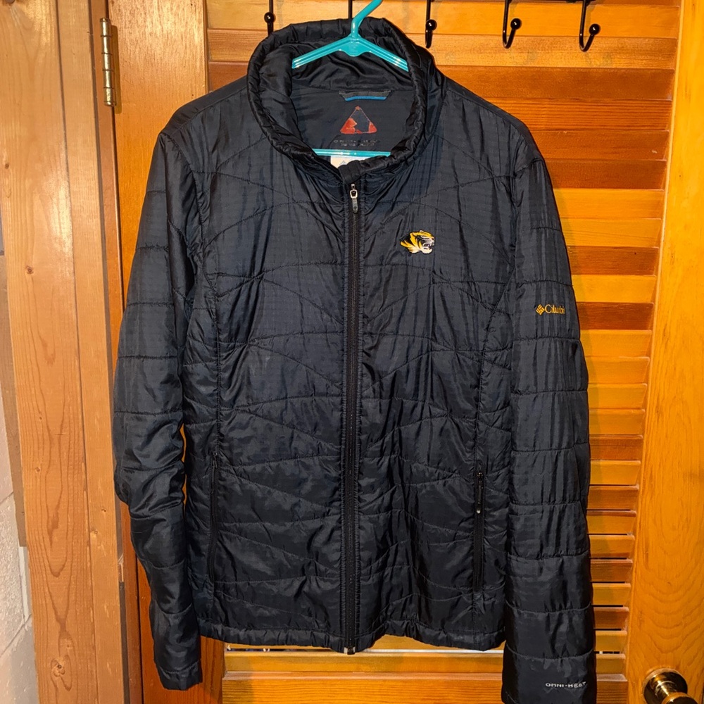Columbia Dark Quilted Jacket with Logo